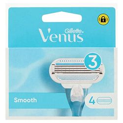 Venus Smooth scheermesjes voor dames, zachte scheerbeurt, 4 navulmessen [OFFICIEL]