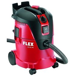 Flex Aspirador de Seguridad VCE 26 L MC (1200 W, Aspirador Industrial con Accesorios, depósito 25 l, Capacidad líquida 16 l, Longitud de la Manguera 3,5 m) 405426, Rojo