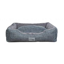 HKM Pina hundsäng, ljusgrå, M 60 cm x 48 cm x 18 cm storlek