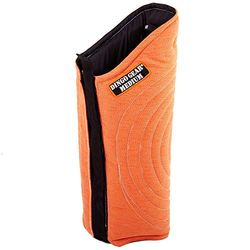 Dingo Gear Long Protector for Bite Training Universal Left and Right Leg Handmade of French Material Soft Orange S01987