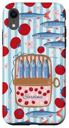 Sardine Tomatoes Seafood European Summer Case for iPhone XR