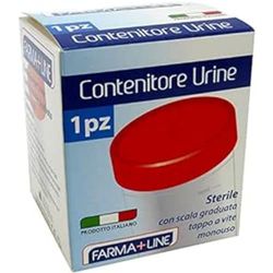 Farma+Line - Bote estéril para análisis de orina de 120 ml - 5 g