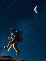 Astronaut Space Notebook For Kids, teens, Students & Adults | 8.25x11 in | Wide Ruled 200 pages | Galaxy-Themed Writing Book: Cool Outer Space ... Lover Gift | Professional Diary for office