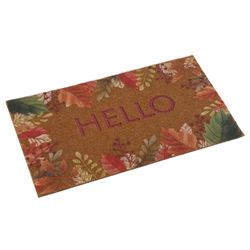 Versa Deurmat Hello Floral Thermoplastische kokosvezel 40 x 2 x 70 cm