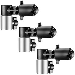 Neewer 3-Pack pinças de fundo e refletor disco para estúdio fotografia refletor luz resistente segurando e braçadeira de colocação de liga de alumínio montagem em suporte luz