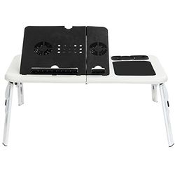 tempo di saldi Mesa para PC Soporte Plegable Portátil Ordenador Tableta Mesa con Ventiladores