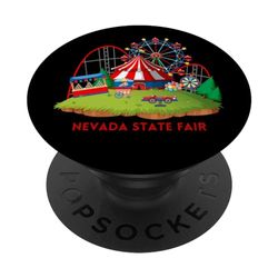 Paseos de carnaval de la feria estatal de Nevada PopSockets PopGrip Intercambiable