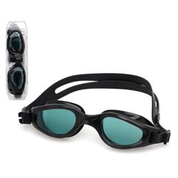 BigBuy Sport Lunettes de natation pour adultes, noir