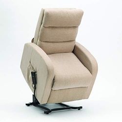 Identités Fauteuil Releveur Jade 2 Moteurs en Tissu Beige 821062.BEIGE