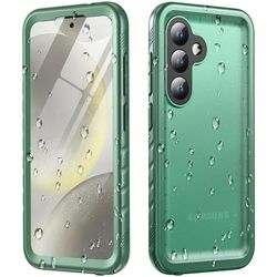 Cozycase for Samsung Galaxy S24 Waterproof Shockproof Case - Ingebouwd Screen Camera Protector Waterdicht S 24 Telefoonhoesje Hoes met Koord/Strap 360 Full Body Front and Back Protective Hoesje
