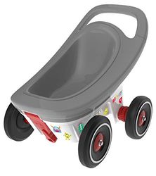 BIG - Passeggino multifunzione 3 in 1, con funzione frenante regolabile, include 4 ruote silenziose, rimorchio Bobby Car per bambini a partire da 1 anno