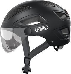 ABUS Hyban 2.0 ACE Stadshelm - Stevige Fietshelm voor Dagelijks Gebruik met ABS-hardshell - Voor Dames en Heren - Zwart, Maat L