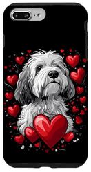Valentine's Day Old English Sheepdog Case for iPhone 7 Plus/8 Plus