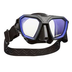Scubapro D- Mask Wide Bleu/Noir Kit de détendeur pour plongée en Eau Froide Unisex-Adult, Blue/Black