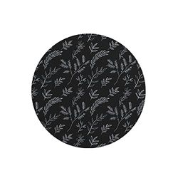 Questo Casa, Round Digital Printed Mouse Pad, Non-Slip Base, for Office and Home, Diameter:22cm