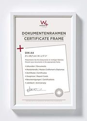 walther design Moldura para fotos branca 21 x 29,7 cm (DIN A4) com passepartout, moldura de plástico Steel Style ES130 W