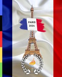 Summer Olympic and Paralympic Notebook: PARIS 2024: PARIS 2024 notebook for Olympic and Paralympic Games Enthusiasts | 110 pages, 7.5 x 9.25"