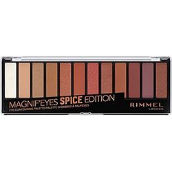 Rimmel - Magnif'Eyes Palette 12 Pan ögonskugga - matt, satin, blank finish - långvarig - 005 Spice Edition - 14,16 gr