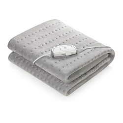 medisana HU 670 Super puszysty koc pod materac, 150 x 80 cm, automatyczne wyłączanie, zabezpieczenie przed przegrzaniem, 4 ustawienia temperatury, możliwość prania, podgrzewanie materaca