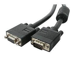 StarTech.com Cable de 10m Coaxial Extensor Alargador Prolongador VGA de Alta Resolución para Monitor de Vídeo HD15 Macho a Hembra