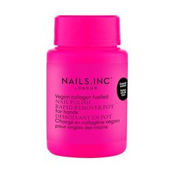 Nails.INC Vegan Collagen Fuelled Nail Polish Remover Pot, Rapid Remover Pot for Hands