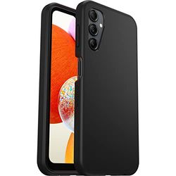 OtterBox React Series Hoes voor Samsung Galaxy A14, schokbestendig, valbestendig, ultradun, beschermende, getest volgens militaire standaard, Zwart