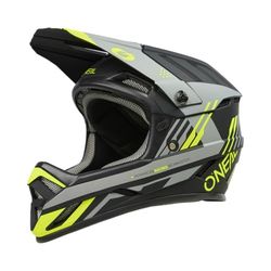 O'NEAL Strike Casque Unisex-Adult, Black/Neon Yellow, S