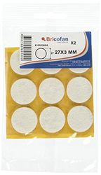 Cofan 61000365A vilt, rond, wit, 27 x 3 mm, 16-delige set