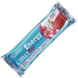 Weider Energy Jelly Bar Cherry. 32g x 24 Bars Provide Vitamins, Minerals and Beet Juice. Without Gluten - 24 Count