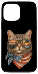 Chat Cool Los Angeles Style Rétro USA Coque pour iPhone 13 Pro Max