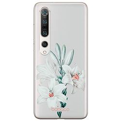 ERT GROUP mobiltelefonfodral för Xiaomi MI 10 / MI 10 PRO originalt och officiellt licensierat Babaco mönster Flowers 039 optimalt anpassad till formen på mobiltelefonen, gedeeltelijk transparant