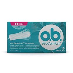 o.b ProComfort Mini Assorbenti Interni, Confezione da 16 pezzi