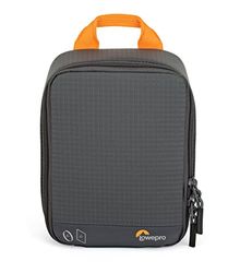 Lowepro GearUp Filter Pouch 100, Custodia per Filtri con Vani per 10 Filtri a Lastra, 2 Rotondi e Supporto, Custodia Antigraffio per Schede, Realizzata con Tessuti Riciclati, Grigia