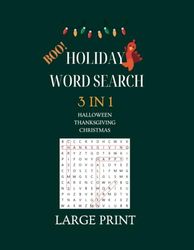 Holiday Word Search: 3 in 1