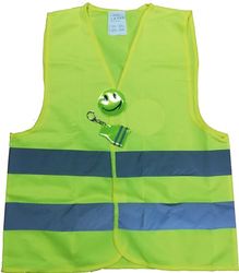 RBR, Gilet Riflettente per Bambini Unisex-Adulto, Giallo, Regular