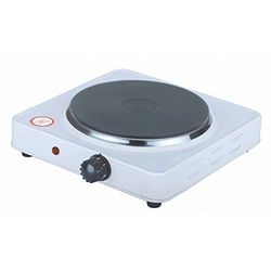 Electric Cooker 1500W Adjustable Travel And Camping Cast Iron Plate 185mm