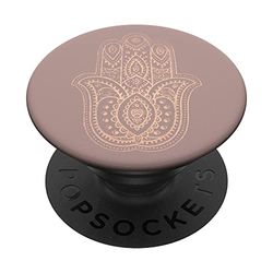 Popsockets- Hamsa Hand - Gift for Valentines Day - Rose Pink PopGrip: Agarre intercambiable para Teléfonos y Tabletas