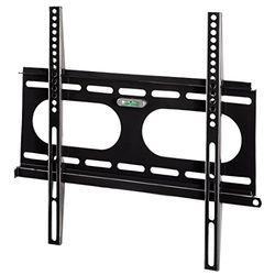 Hama Ultraslim tv-wandhouder (tv van 32 tot 56 inch (81 cm tot 142 cm beeldschermdiagonaal), incl. Fischer pluggen, VESA tot 400 x 400, wandafstand slechts 2,5 cm, max. 50 kg) zwart