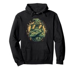 Funny Grenade with Bold Shades Costume Pullover Hoodie