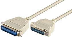 Goobay 60138 D-SUB/Centronics printer connector cable - D-SUB/IEEE 1284 male (25-pin) > Centronics male (36-Pin)
