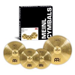 Meinl Cymbals HCS komplett trumslagare bassäng set (video) box pack med 14 tum hihat 16 krash, 20 rider (35,56–50,80 cm) mässing, traditionell finish (HCS141620)