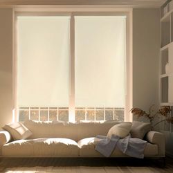 Blindecor Liso BK, Zeus sem ferramentas, estore enrolado 100 % opaco