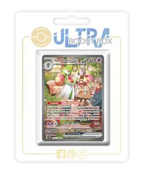 Archéduc (Decidueye) 005/064 Reverse - Myboost X Écarlate et Violet 6.5 - Fable Nébuleuse Doos met 10 Franse Pokemon kaarten