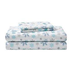 Eddie Bauer - Juego de sábanas tamaño King, ropa de cama de franela de algodón transpirable y cálido con bolsillos profundos, cepillado para mayor suavidad, decoración acogedora del hogar, certificado