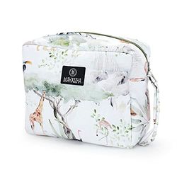 Waterdichte toilettas voor moeders, zwangerschap, voor meisjes en gezinnen, grote make-uptas, organizer, Savannah-collectie, Laken, boho