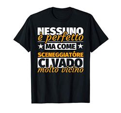 sceneggiatóre regalo divertente - nessuno è perfetto ma come Maglietta