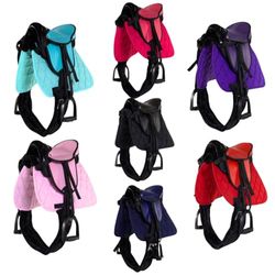 PFIFF 103120 Kit de Selle Pro pour Cheval de Jeu ou de Bois, Ensemble Complet pour Enfants, Selle de Jeu, Ensemble de Selle de Jeu, Taille Unique, Rouge