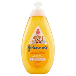 Johnson's Baby Mille Bubble-badbad för barn för en mild rengöring, babyshower med Formel No More tårar, duschgel för nyfödda utan tvål, alkohol och färgämnen, 750 ml