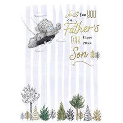 Me To You Bear Papa van je zoon Vaderdag kaart
