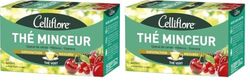 CELLIFLORE - Thé Minceur - Favorise l'Élimination - Vitalité - Métabolisme Des Lipides -Arôme Fruits Rouges - 20 Sachets (Lot de 2)